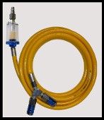 scuba tank valve with plug attached to it